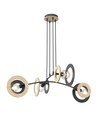 Skiva 4 Svart pendellampa - Ø20 cm, E27, 230V, utan ljuskälla