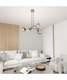 Skiva 4 Svart pendellampa - Ø20 cm, E27, 230V, utan ljuskälla