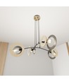 Skiva 4 Svart pendellampa - Ø20 cm, E27, 230V, utan ljuskälla