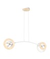 Skiva 2 Vit pendellampa - Ø20 cm, E27, 230V, utan ljuskälla