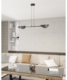 Saber 2 Svart pendellampa - Ø26 cm, E27, 230V, utan ljuskälla