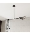Saber 2 Svart pendellampa - Ø26 cm, E27, 230V, utan ljuskälla