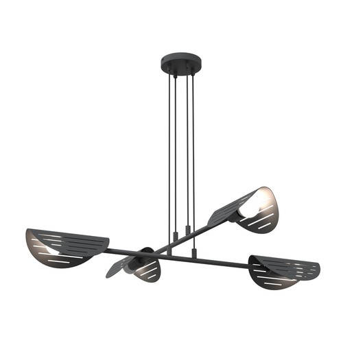 Saber 4 Svart pendellampa - Ø26 cm, E27, 230V, utan ljuskälla