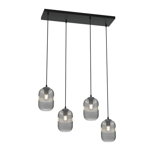 Verdi 4 Svart/Grafit pendellampa - Ø15 cm, E27, 230V, utan ljuskälla