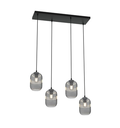 Verdi 4 Svart/Grafit pendellampa - Ø15 cm, E27, 230V, utan ljuskälla
