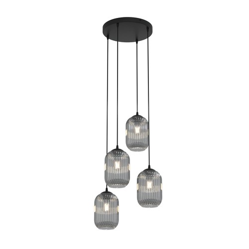 Verdi 4PREM Svart/Grafit pendellampa - Ø15 cm, E27, 230V, utan ljuskälla