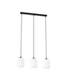 Verdi 3 Svart/Opal pendellampa - Ø15 cm, E27, 230V, utan ljuskälla