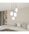 Verdi 4 Svart Prem Opal pendellampa - Ø15 cm, E27, 230V, utan ljuskälla