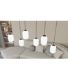 Verdi 4 Svart Prem Opal pendellampa - Ø15 cm, E27, 230V, utan ljuskälla