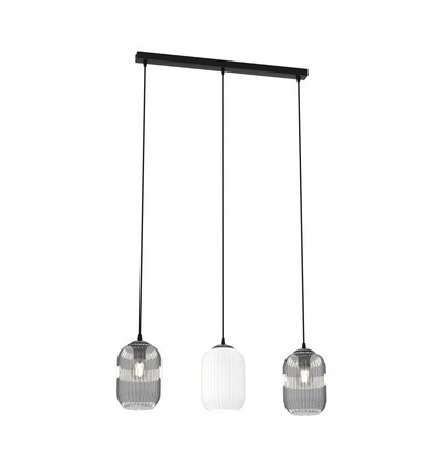 Verdi 3 Svart Mix pendellampa - Ø15 cm, E27, 230V, utan ljuskälla