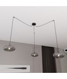 Origo 3 Svart/Grafit pendellampa - Ø30 cm, E27, 230V, utan ljuskälla