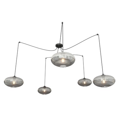 Origo 5 Svart/Grafit pendellampa - Ø30 cm, E27, 230V, utan ljuskälla