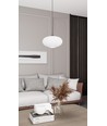 Coco 1 Svart/Opal pendellampa - Ø30 cm, E27, 230V, utan ljuskälla