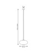 Coco 1 Svart/Opal pendellampa - Ø30 cm, E27, 230V, utan ljuskälla