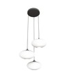 Coco 3 Svart Prem Opal pendellampa - Ø30 cm, E27, 230V, utan ljuskälla