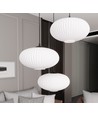 Coco 3 Svart Prem Opal pendellampa - Ø30 cm, E27, 230V, utan ljuskälla