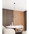 Coco 1 Svart/Grafit pendellampa - Ø30 cm, E27, 230V, utan ljuskälla