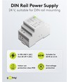 60W / 24V DC DIN-skena strömförsörjning - 2.5A