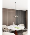 Coco 1 Svart/Grafit pendellampa - Ø30 cm, E27, 230V, utan ljuskälla