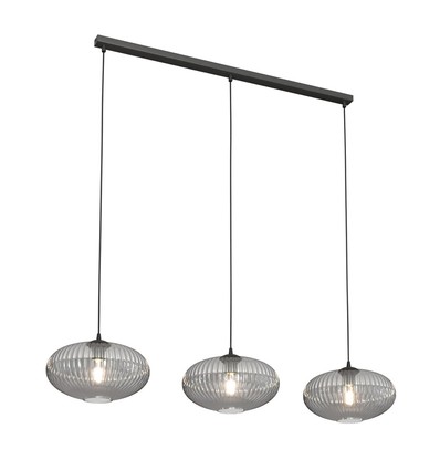 Coco 3 Svart/Grafit pendellampa - Ø30 cm, E27, 230V, utan ljuskälla