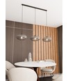 Coco 3 Svart/Grafit pendellampa - Ø30 cm, E27, 230V, utan ljuskälla