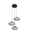 Coco 3 Svart Prem Grafit pendellampa - Ø30 cm, E27, 230V, utan ljuskälla