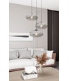 Coco 3 Svart Prem Grafit pendellampa - Ø30 cm, E27, 230V, utan ljuskälla