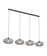 Coco 4 Svart/Grafit pendellampa - Ø30 cm, E27, 230V, utan ljuskälla