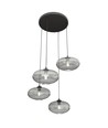 Coco 4 Svart Prem Grafit pendellampa - Ø30 cm, E27, 230V, utan ljuskälla