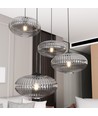 Coco 4 Svart Prem Grafit pendellampa - Ø30 cm, E27, 230V, utan ljuskälla