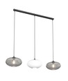 Coco 3 Svart Mix pendellampa - Ø30 cm, E27, 230V, utan ljuskälla
