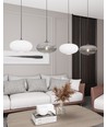 Coco 4 Svart Mix pendellampa - Ø30 cm, E27, 230V, utan ljuskälla