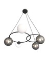 Libra 5 Svart Mix pendellampa - Ø15 cm, E14, 230V, utan ljuskälla