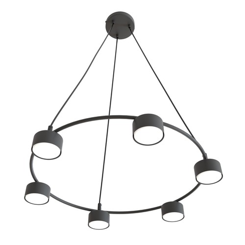 Starlit 6 Svart pendellampa - GX53, 230V, utan ljuskälla