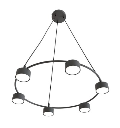 Starlit 6 Svart pendellampa - GX53, 230V, utan ljuskälla