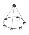Starlit 6 Svart pendellampa - GX53, 230V, utan ljuskälla