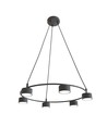Starlit 6 Svart pendellampa - GX53, 230V, utan ljuskälla