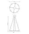 Starlit 8 Svart pendellampa - GX53, 230V, utan ljuskälla