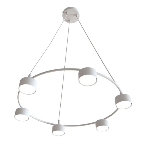 Starlit 6 Vit pendellampa - GX53, 230V, utan ljuskälla
