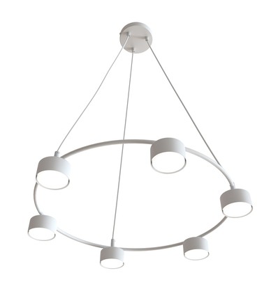 Starlit 6 Vit pendellampa - GX53, 230V, utan ljuskälla