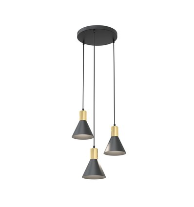 Rosa 3 Svart Prem pendellampa - Ø16 cm, E27, 230V, utan ljuskälla