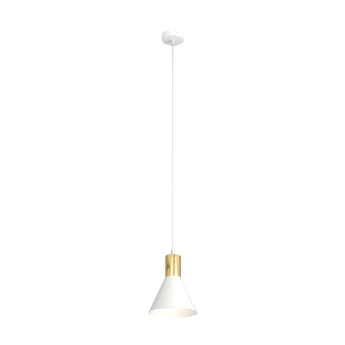 Rosa 1 Vit pendellampa - Ø16 cm, E27, 230V, utan ljuskälla