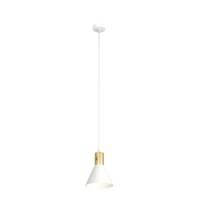 Rosa 1 Vit pendellampa - Ø16 cm, E27, 230V, utan ljuskälla