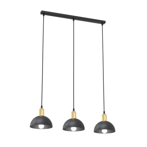 Moto 3 Svart pendellampa - Ø18 cm, E14, 230V, utan ljuskälla
