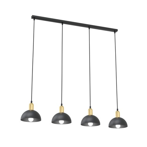 Moto 4 Svart pendellampa - Ø18 cm, E14, 230V, utan ljuskälla