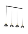 Moto 4 Svart pendellampa - Ø18 cm, E14, 230V, utan ljuskälla