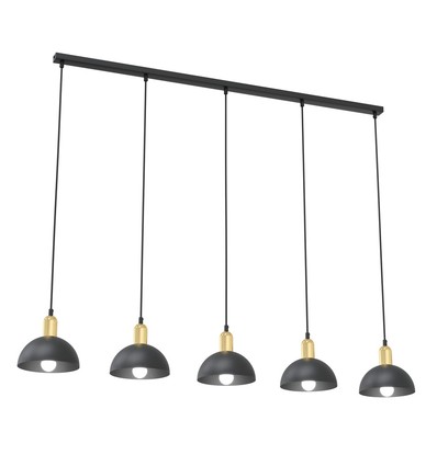 Moto 5 Svart pendellampa - Ø18 cm, E14, 230V, utan ljuskälla