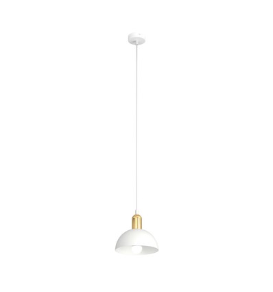Moto 1 Vit pendellampa - Ø18 cm, E14, 230V, utan ljuskälla