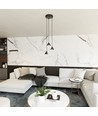 Elit 3 Premium Svart pendellampa - GX53, 230V, utan ljuskälla
