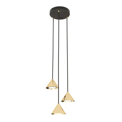 Elit 3 Premium Guld pendellampa - GX53, 230V, utan ljuskälla